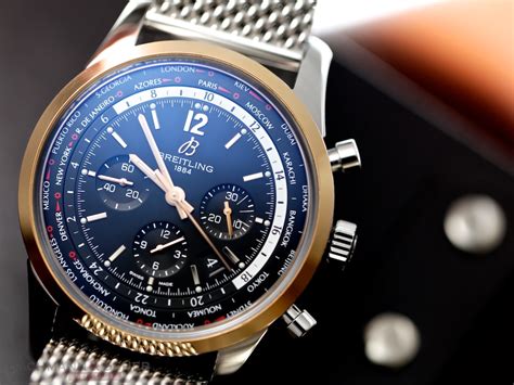 breitling transocean unitime pilot on wrist|Breitling Transocean chronograph unitime price.